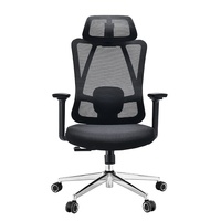 Chaise de bureau ergonomique moderne, vente directe d'usine, mobilier de bureau, chaise pivotante en tissu