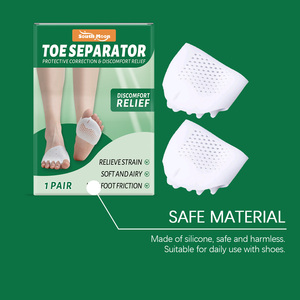 Vente en gros OEM Séparateur d'orteils Coussin en silicone <span class=keywords><strong>pour</strong></span> chaussures Semelles intérieures de chaussures Correcteur d'orteil <span class=keywords><strong>Hallux</strong></span> <span class=keywords><strong>Valgus</strong></span> Coussinets en gel Soins des pieds - Product Image 3