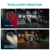 Caméra PTZ WiFi Ikevision ICSEE 3MP/4MP/8MP 2 pouces, audio bidirectionnel, carte mémoire CMOS, vision nocturne, détection de mouvement, étanche