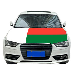 ขายส่ง 120x150 ซม.มาดากัสการ์รถHoodครอบคลุมธงราคาไม่แพงสวมใส่ทนทานและทนทานรถHood - Product Image 2