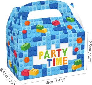 12PCS khối xây dựng bên điều trị hộp đầy màu sắc gạch bên ủng hộ hộp cho trẻ em sinh nhật bé tắm Nguồn cung cấp - Product Image 4