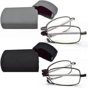 ZM001 Reading glasses blue block anti-UV glare foldable computer spring hinge reader suitable for women and men
