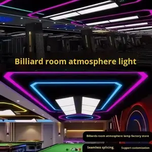 Modern Simple Design High-End <strong>Billiard</strong> Room Atmosphere <strong>LED</strong> Pendant Lamp Seamless Splicing Pool Room Ambiance Decorative <strong>Lighting</strong> - Product Image 3
