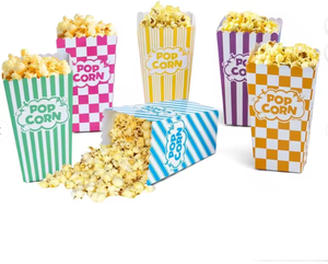 Caja de Palomitas de Maíz Personalizada de Fábrica, Cajas de Papel para Palomitas de Maíz con Impresión de Logotipo o Palabra Palomitas - Product Image 4