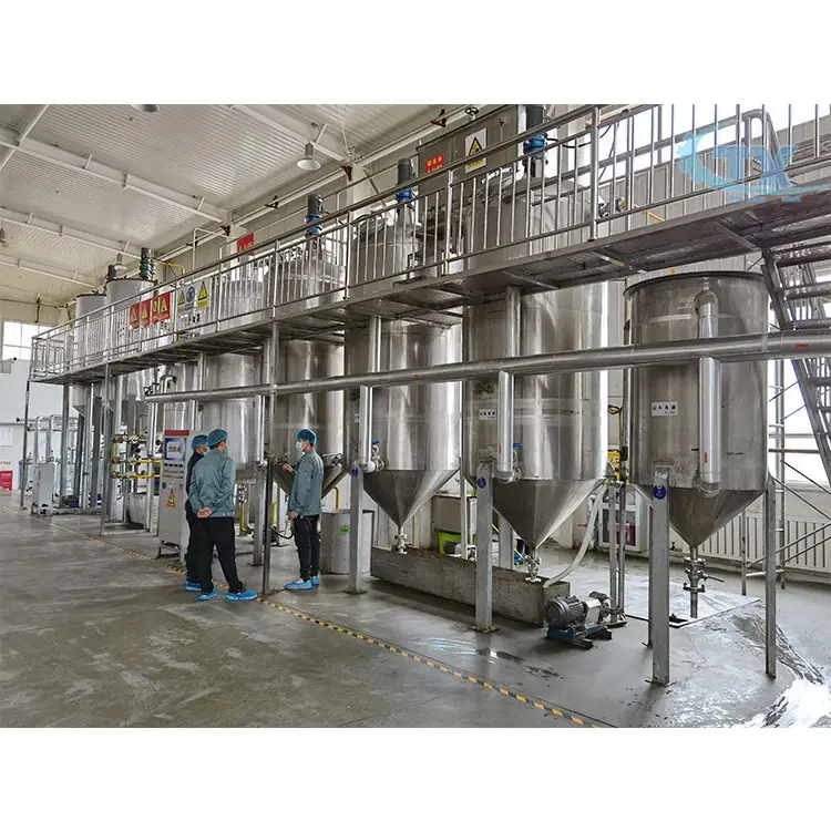 Mini crude oil refining machine equipment for sunflower oil refining