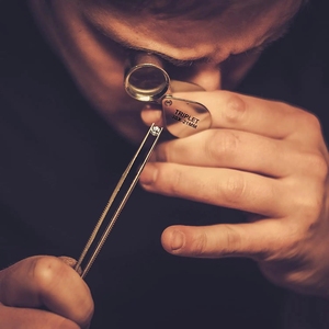 Lupa de Bolsillo de 10x21 mm, Lupa de Metal para Monedas, Gemas, Sellos, Relojes - Product Image 6