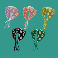 Foulard de tête en crochet, écharpe pour cheveux, bandeau floral, bandana élastique pour cheveux