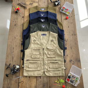 <span class=keywords><strong>Gilet</strong></span> d'automne à <span class=keywords><strong>capuche</strong></span> <span class=keywords><strong>noir</strong></span> personnalisé avec logo pour <span class=keywords><strong>homme</strong></span>, fermeture éclair, 100 % polyester, motif uni, poches, traitement anti-plis - Product Image 1