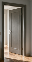 Porte coupe-feu en bois pour hôtel, hôpital, projet d'ingénierie intérieure