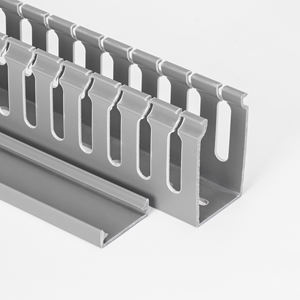 Conducto perforado de PVC Inserto de empalme lateral rompible Cable fácil Diente ancho para una gestión eficiente de cables Canalización de cables de PVC - Product Image 2