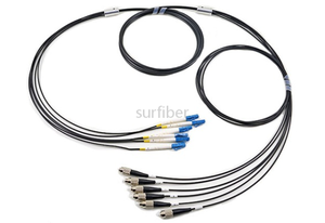 Câble de brassage fibre optique blindé LC/UPC-FC/UPC, Kit de dérivation à œil de traction extérieur pour réseau simple, FTTH 6 ports, <span class=keywords><strong>Prix</strong></span> usine, Garantie 3 ans - Product Image 2
