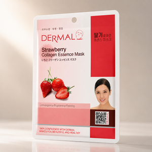 เดอร์มอล สตรอเบอร์รี่ คอลลาเจน เอสเซนส์ มาส์ก 23 กรัม แผ่นมาส์กหน้า - Product Image 2