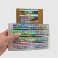 Étiquette autocollante personnalisée à motif holographique, étiquette indestructible garantie, en vinyle imperméable, Laser pour hologramme, sécurité Void