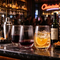Verre à pied haut de gamme de style nordique, verrerie minimaliste créative et exquise, ustensiles de boisson pour la maison, les dîners et les fêtes