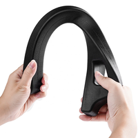 QEEPEI Lot de 2 organiseurs pratiques en PU anti-chute pour console de voiture, bande de remplissage pour l'espace latéral du siège de voiture