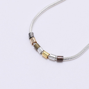 Cuentas metálicas redondas chapadas en cobre para la fabricación de joyas AC0284 - Product Image 3