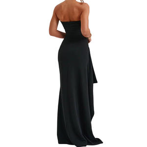 Offre Spéciale Sexy licou haute fendue volants <span class=keywords><strong>robe</strong></span> <span class=keywords><strong>de</strong></span> soirée pour les femmes été hors épaule <span class=keywords><strong>robe</strong></span> pour discothèque - Product Image 3