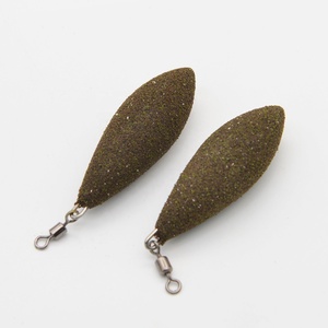 Plombs de pêche à la carpe en forme d'olive Assortiment de plombs de carpe pleine taille pour la pêche de fond - Product Image 3