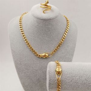 Conjuntos de Joyería para Mujer, Regalo y Set de Collar o Pendientes, Compatible con FBA, Acabado en Oro Rosa IP, Brillo Metálico Lustroso - Product Image 2