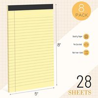 Bloc-notes minimaliste à feuilles détachables, carnet de notes créatif à grille carrée, carnet de planification coloré