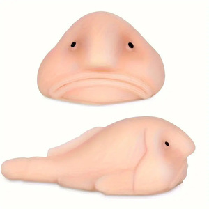 Hot Selling Foreign Trade Bestseller Dimple Fish TPE Silicone Unisex Stress-Relief Water-Drop Pink Squeeze Toy - Product Image 4