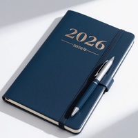 Cuaderno de Lujo A5, Tapa Dura de Cuero PU, Logotipo en Dorado, Regalo Empresarial, Diario, Escritura de Oficina