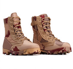 Botas de Desierto SFB47 721, Botas de Selva, Botas de Invierno para Hombre con Suela de Cemento y Goma para Verano, Resistentes al Calor, con Suela de Panamá y Cuero - Product Image 5