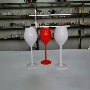 Copa de Vino Tinto Moderna con Logotipo Personalizado, Copa de Champán de Plástico Acrílico PC PS, Flauta de Champán de Plástico Reutilizable - Product Image 3