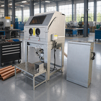 Promotion Usine : Cabine de sablage verticale à pression directe 990L PSBC990 pour portes, à prix compétitif