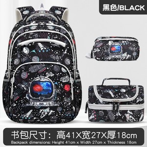 Waterproof Large Capacity Student 3‑Piece School Bag <b>Set</b> Backpack+Thermal <b>Lunch</b> Box+Pencil Case Support OEM ODM - Product Image 1