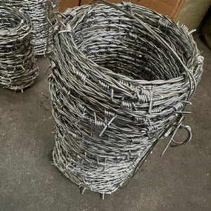 Filo spinato zincato 1.6mm filo di ferro per protezione 300m lunghezza miglior prezzo a YIWU o GUANGZHOU" - Product Image 3