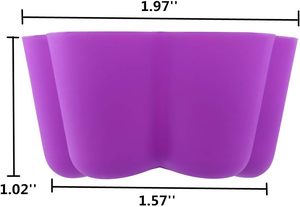 Nonstick Easy Clean <b>Silicone</b> Pastry Muffin Molds Cupcake Liners <b>Baking</b> Cups - Product Image 6