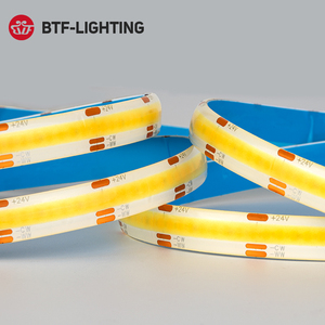 Nueva tendencia caliente 2700K-6500K DC24V DC12V 640Leds/M Dual White Waterproof Ip65 Cob Cct Led <span class=keywords><strong>Strip</strong></span> - Product Image 1