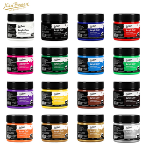 <span class=keywords><strong>Peinture</strong></span> acrylique Xin Bowen 100 ml, 16 couleurs, matériaux de qualité, <span class=keywords><strong>peinture</strong></span> pour artistes, haute couvrance. - Product Image 1
