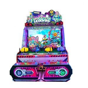 Machine de jeu d'arcade colorée pour enfants, 3 joueurs, tir à l'eau, fonctionnant à pièces, pour parcs d'attractions - Product Image 3