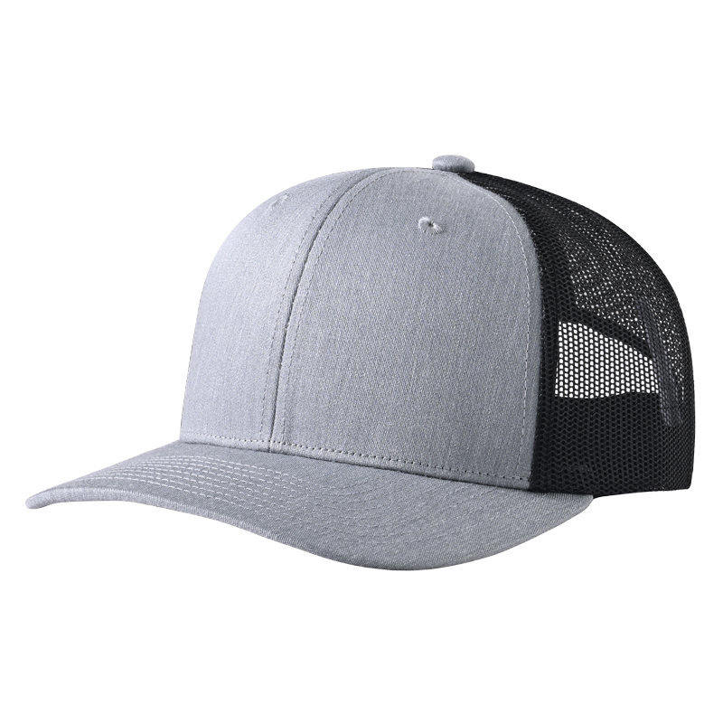 Gris chiné clair + Noir