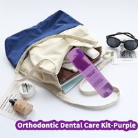 Kit de soins bucco-dentaires orthodontiques de voyage à prix réduit, très vendu