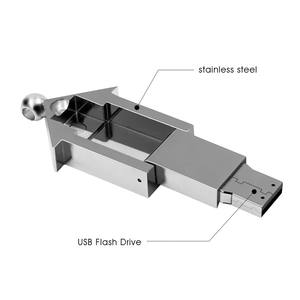 Clé USB en métal 2.0 1 Go 2 Go 4 Go, Clé USB 3.0 16 Go 32 Go 64 Go, Clé USB de 16 Go, 32 Go, 64 Go, Clé USB en forme de maison, Clé USB cadeau - Product Image 3