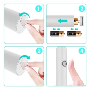 <span class=keywords><strong>Brosse</strong></span> à dents électrique à piles avec têtes de <span class=keywords><strong>brosse</strong></span> interchangeables pour des soins bucco-dentaires personnalisés - Product Image 2