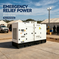 Harga Grosir Generator Diesel Senyap YUNNEI 60KVA 80KVA untuk Cadangan Daya Rumah 110V 220V Berpendingin Air dengan ATS Ekspor Langsung
