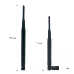 Antenna omnidirezionale di dipolo di 195mm 5GHz pieghevole Antenna di gomma 5dBi guadagno WiFi Antenna per ripetitore di rete - Product Image 4