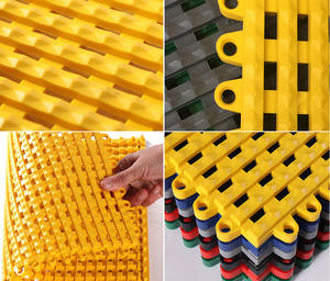 Tapis de sol de garage à emboîtement en PVC durable anti-dérapant robuste pour le lavage de voiture - Product Image 6