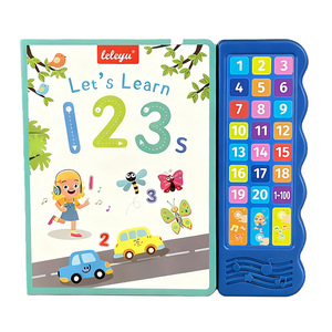 Leleyu Let's Learn 123 ABC First Words Interactive Sound <b>Book</b> For Toddlers Early <b>Education</b> Music Touch Response <b>Book</b> - Product Image 2