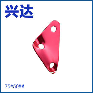Xingda Boucle de corde triangulaire en alliage d'aluminium Rouge Jaune Bleu Noir, Matériel de fixation réglable pour cordes de vent de tente et de bâche - Product Image 5