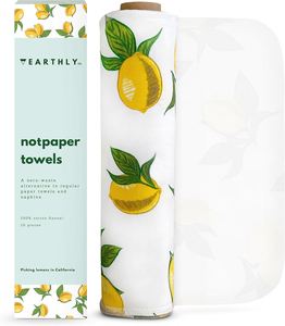 Toallas Unpaper 100% Franela de algodón 10 piezas Toalla de limpieza de cocina Absorción de agua Buena absorción de aceite Toalla Unpaper en rollos - Product Image 1