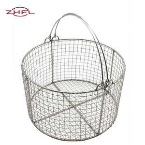 ตะกร้าลวดสแตนเลส 304 ของจีน ผลิตตามสั่ง สำหรับจัดเก็บ แบบทอธรรมดา ด้วยเทคนิคการเชื่อม ราคาประหยัด - Product Image 1