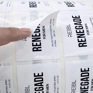 Etichette Adesive Personalizzate in PVC Impermeabili a Forma Oblunga, Etichette Private per Cosmetici, Oli Essenziali, Fragranze, Etichette per Vetro - Product Image 3