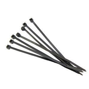 Diskon besar ikatan kabel nilon kabel kualitas baik dengan penguncian otomatis 4.8*300mm borgol plastik ikatan kabel nilon hitam putih - Product Image 5