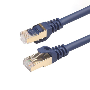 Câble Ethernet CAT8 plaqué or, conception anti-accroc, CMG, résistant au feu, prend en charge la transmission à vitesse lumineuse de 40 Gbit/s et 2000 Hz - Product Image 1