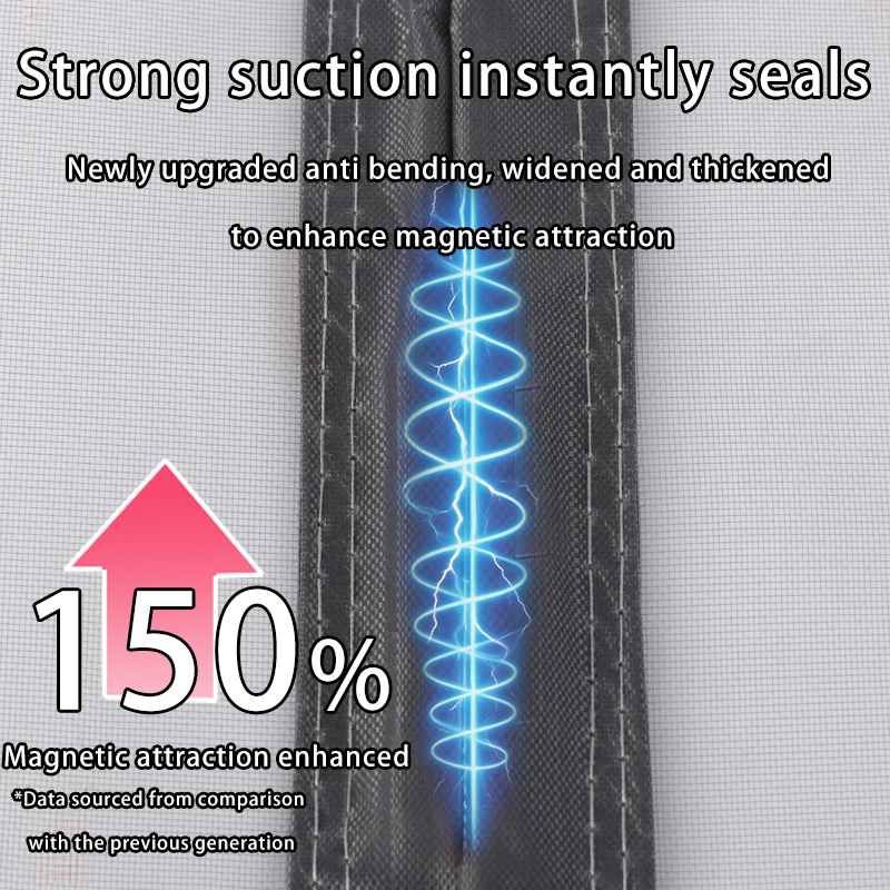 Summer Indoor Magnetic Door Curtain, Self-closing Anti Mosquito Fly Mesh Curtain · image 3